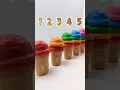 Ice Cream Scoop Counting 1-5 Educational s for Toddlers