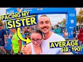 Ik hielp mijn zus aan een halve marathon in minder dan 2 uur | Ze gaf ALLES!