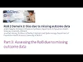 Part 3 Assessing the RoB due to missing outcome data