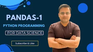 Python Programming Day-14 Pandas Series Data Data Science