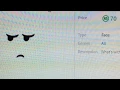 ROBLOX face codes