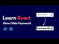 Show - Hide Password in React Beginner React Tutorial in Nepali