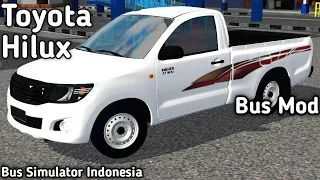 How To Install Toyota Hilux Car Mod In BUSSID Bus Simulator Indonesia Car Mod 