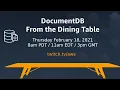 DocumentDB From The Dining Table Episode 5 Security Workshop Robo3T Cloud9