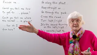 Speak English: How to Ask for Directions and Understand the Answer