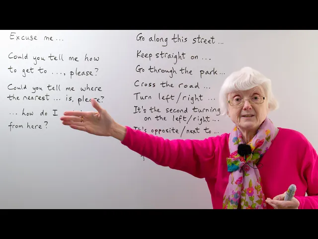 Video: Speak English: How to Ask for Directions and Understand the Answer