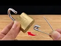 Unlock Any Type of Lock Instantly Without a Key This Simple Trick Will Amaze Everyone