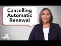 AARP Automatic Renewal How to Cancel