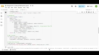 Assignment 3 Neural Networks
