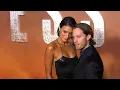 Laysla De Oliveira and Jonathan Keltz Lioness Season 2 Premiere Black Carpet