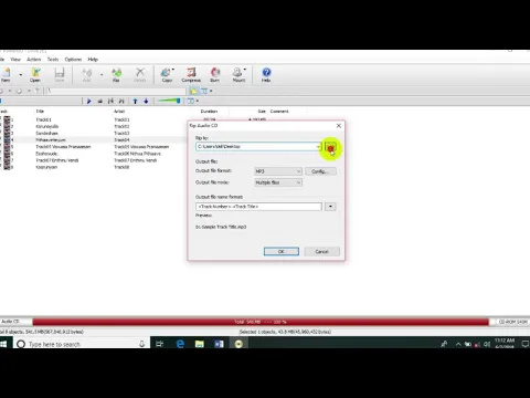 Download MP3 How to Rip Audio CD to Mp3 WMV WAV Music Format Tutorial
