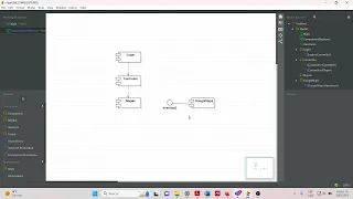 Diagrama de Componentes en StarUML
