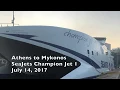 Download Lagu Ferry Report: Athens to Mykonos - SeaJets Champion Jet 1