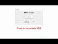 Reloj en formulario VBA