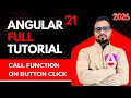 Angular 21 Tutorial in Hindi Call Function on Button Click Click Event