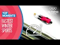 The fastest winter sport? | Top Moments