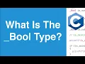 - Bool Type Explained C Programming Tutorial
