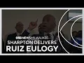 Rev Al Sharpton delivers eulogy for Corey Ruiz at funeral service that calls for social justice