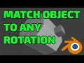 Align Object To Another Object s Rotation Orientation in Blender Radial Array Around Any Rotation