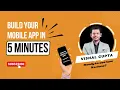 How To Build A Mobile App In 5 Minutes for your Business free free