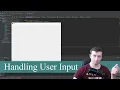 Handling User Input Java Pong Part 3