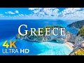 12 HOURS DRONE FILM GREECE in 4K Relaxation Film 4K beautiful places in the world 4k