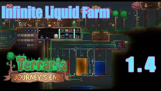 New INFINITE LIQUID FARM - Terraria 1 4 Journey s End
