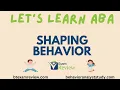 Shaping Shaping Behavior Approximations Within and Across ABA Terms RBT and BCBA Exam