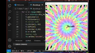 python graphics design live