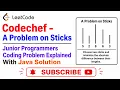 Codechef - A Problem on Sticks