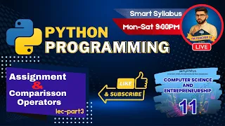 Python Operators Class 11 ICS Assignment Relational Operators in Python Chapter 2 Part 3