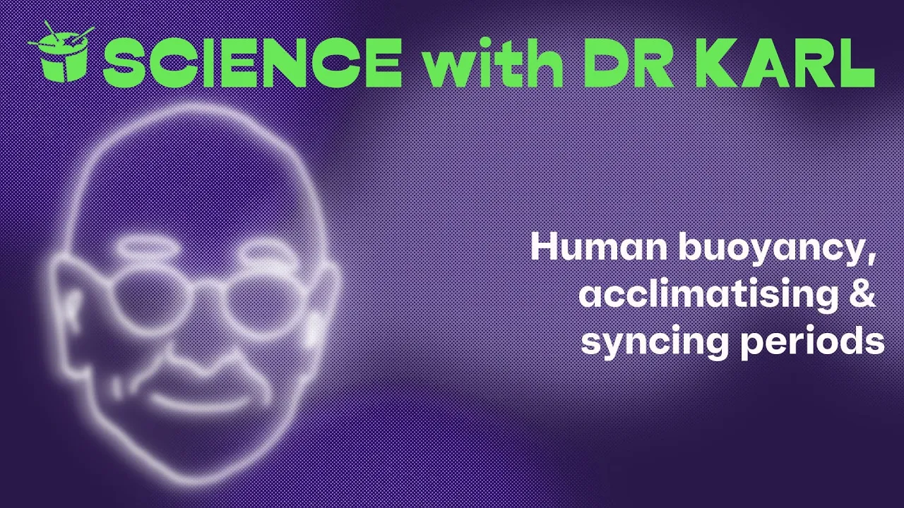 Human buoyancy, acclimatising and syncing periods