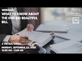 Webinar 87 What to know about the One Big Beautiful Bill