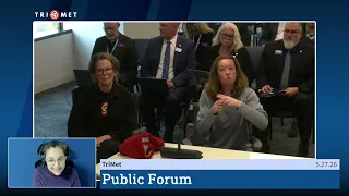 TriMet Board of Directors Meeting May 27 2026