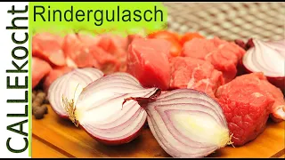 Rezept: veal goulash with ribbon noodles Kalbsgulasch mit Bandnudeln | AhmetKocht | kochen | Folge 2. 