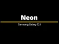 Download Lagu Neon – Samsung Galaxy S21 Ringtone