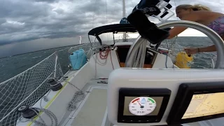 SEVERE WEATHER ON A SAILBOAT