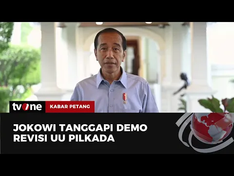 Presiden Jokowi Buka Suara Tanggapi Aksi Demonstrasi RUU Pilkada 2024