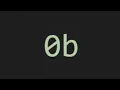 Binary literals in js