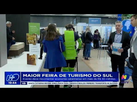 Maior feira de turismo do Sul: evento deve movimentar economia catarinense em mais de R$ 50 milhões