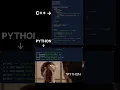 C vs PYTHON