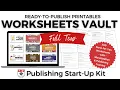FULL TOUR Printable Worksheets Vault