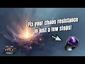How to fix chaos res in just a few steps