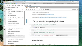 4 1 Intro to NumPy L04 Scientific Computing in Python