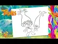 Coloring Trolls Poppy and Smidge Coloring pages Coloring book