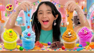 SAMANTHA BORONG SEMUA SLIME BAU MAKANAN ‼️ BENERAN KAYA ASLI 😍 KOMPILASI VIDEO