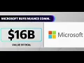 Microsoft buys Nuance Communications for 16 billion