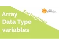 05 - Working with variables Data Types and array