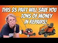Small Engine Manufacturers rather sell you parts than add this simple accessory to save you money