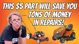 Small Engine Manufacturers rather sell you parts than add this simple accessory to save you money